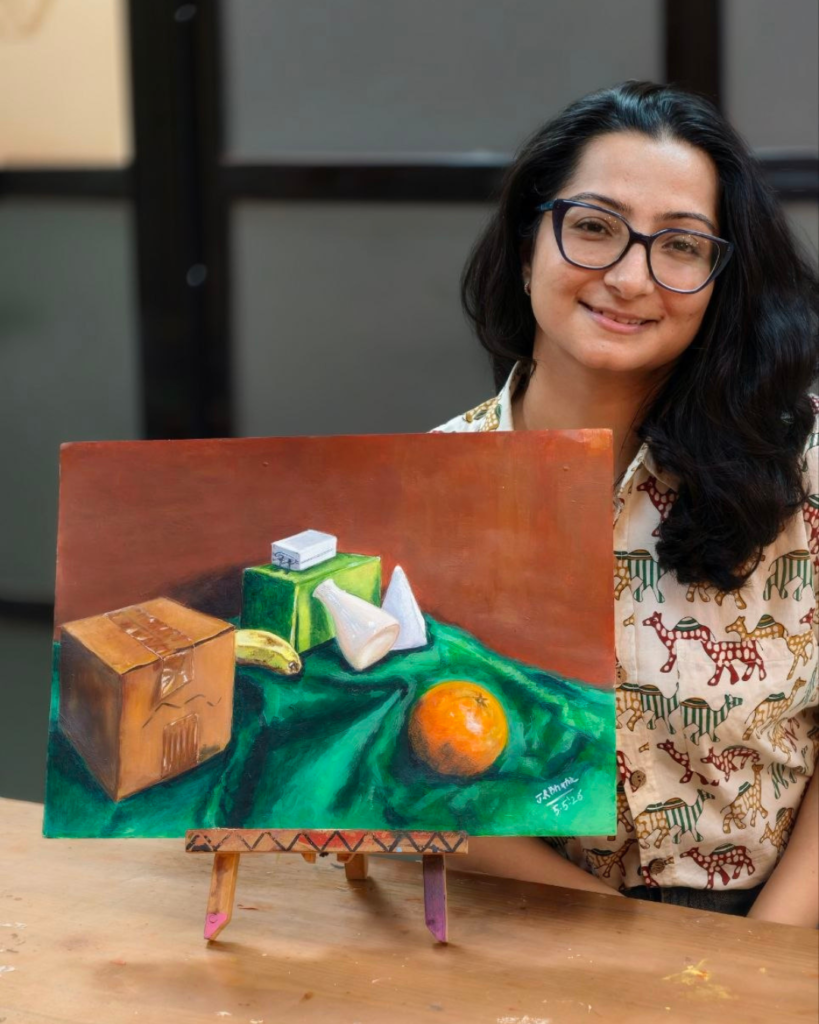 Painting student work