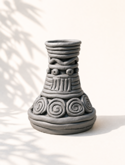 1 month pottery student work