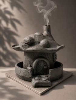 1 month pottery student work